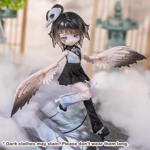 BEEMAI Luluya Cloud Feather Pavilion Series Single Box (Contains 1 Figure), 1/8 BJD Blind Box Cute Figures Collectibles Birthday Gift thumbnail 7