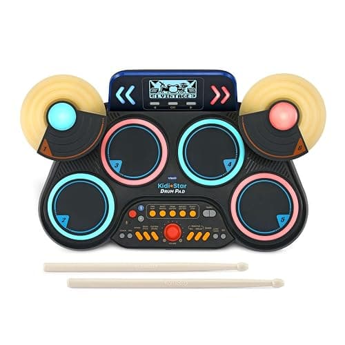 VTech Kidi Star Drum Pad, Black thumbnail 3