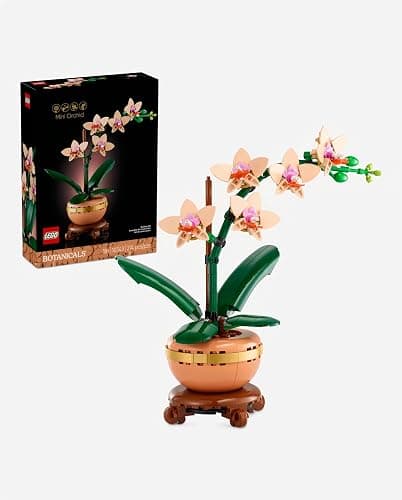 LEGO Botanicals Mini Orchid Building Set - Artificial, Fake Orchid for Home Decor, Adults Ages 18+ - Gift for Birthdays - Indoor Plant Decorations for Table, Desk, Office - 10343 thumbnail 9