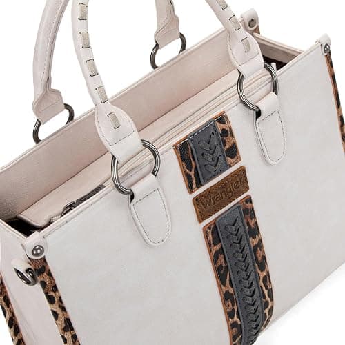 Montana West Wrangler Animal Print Tote Bag for Women Western Purse Boho Top Handle Satchel Handbag thumbnail 2