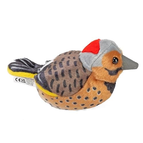 Wild Republic Audubon Northern FlickerPlush with Authentic Bird Sound, Stuffed Animal Toys for Kids and Birders thumbnail 6