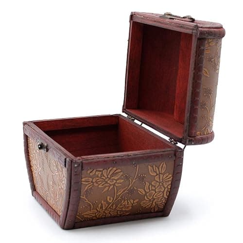 Wooden chest / Box ~ Apple Design ~ 1920's Style ~ Jewellery Box thumbnail 4
