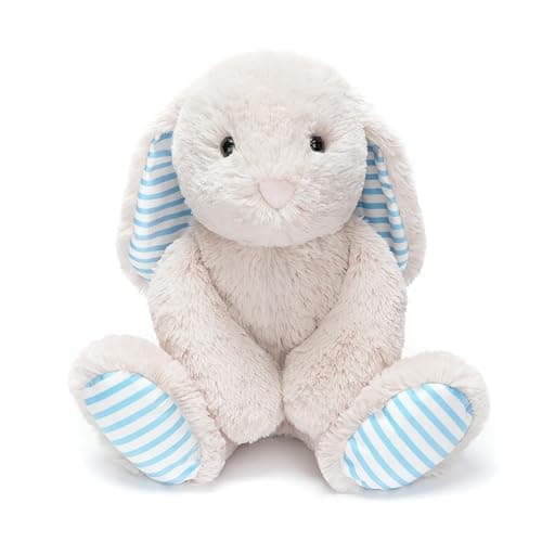 WEIGEDU Beige Cream Bunny Rabbit Stuffed Animals Plush Toys | For Kids Girls Boys Baby, Birthday Bedtime Gift, 17.7 inches - Image 1