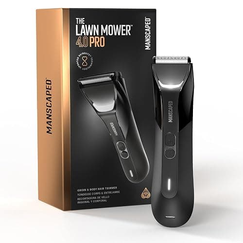 MANSCAPED® The Lawn Mower® 4.0 PRO - Groin & Body Hair Trimmer, Updated SkinSafe® Trimmer Blade, Waterproof Wet/Dry Groomer, USB-C & Wireless Charging Compatible, Men’s Ball Shaver with Travel Lock thumbnail 9