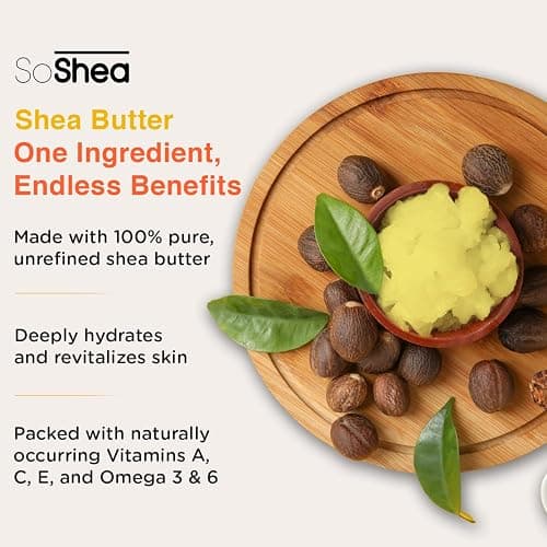 Whipped Shea Butter Fresh Flower - Nourishes, Moisturizes & Renews | 100% African Pure Shea Butter | Cold-Pressed & Cold-Processed | No Dyes & Parabens | Vegan | 11.50oz / 326g thumbnail 3