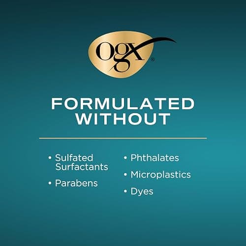 OGX Nourishing + Coconut Milk Sulfate Free Shampoo and Conditioner Set, Hydrates & Softens Hair, Lipi Pro Shield Technology, Creamy Coconut Milk White Peach & Shea Butter Scent, 2 Items, 2 x 13 fl oz thumbnail 7