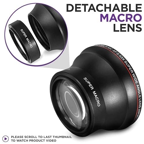 Altura Photo 52mm Wide Angle Lens with Macro for Nikon DSLR Cameras | Fisheye Lens, DSLR Accessory, Compatible with D3000-D7000 Series thumbnail 5