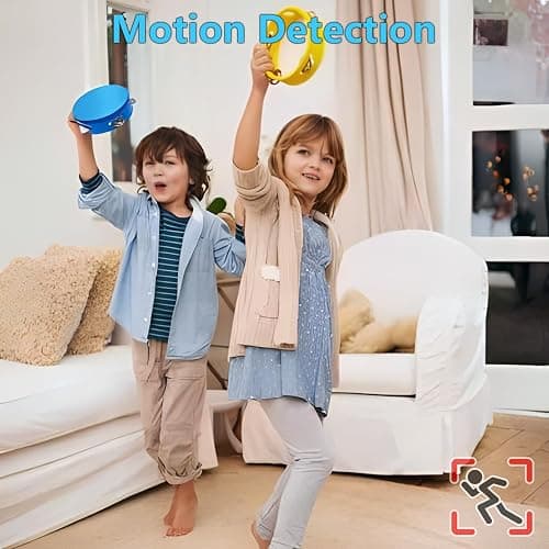 XISRU 64GB Small Nanny Cam Security Camera,1080P Motion Detection (Royal Black) thumbnail 4
