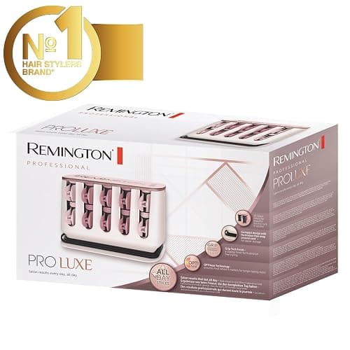 Remington PROluxe Heated Hair Rollers (OPTIheat Technology, 90 Second Heat Up, Sets Curls in 5 Minutes, 20 Velvet Flocked Rollers - 8 Medium 25mm and 12 Large 32mm) H9100 thumbnail 2
