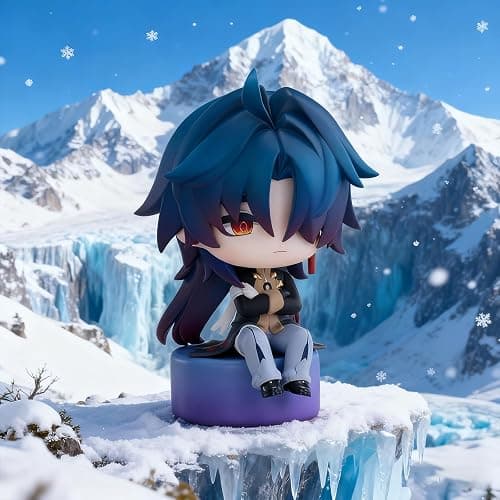 Blade Bahomu Anime Figure, Cute Owlberts Reception Room Series Chibi Figure for Honkai Star Rail, Collectable PVC Figures for Birthday Gifts (Blade) thumbnail 5