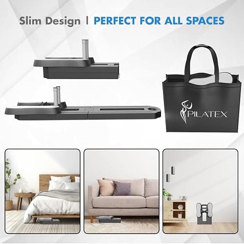 Pilates Board Lite, Foldable Pilates Reformer Equipment & Travel Bag, 7-in-1 Multi-Purpose Portable Pilates Reformer Machine Home Pilates Kit for Home Workout, Fitness, Exercise, Abs thumbnail 3