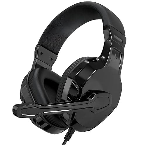 Betron Wired Gaming Headset with Microphone | Headphones for PS5, PS4, Xbox, Nintendo Switch, PC - Image 1