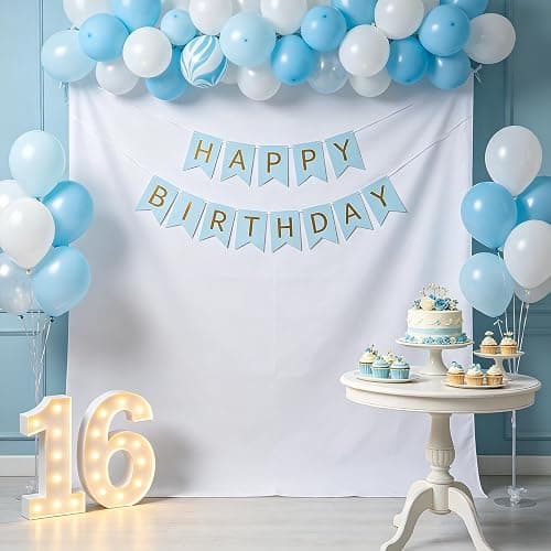 White Photo Backdrop for Photoshoot, White Photography Backdrop for Portraits, Fabric Background for Product Photography and Video Creation 10FTx10FT thumbnail 8