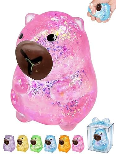 Capybara squishy- pink or orange - Image 1