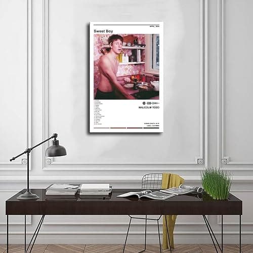 TMQMJSIUK Malcolm Todd Sweet Boy 5 Canvas Poster Wall Decorative Art Painting Living Room Bedroom Decoration Gift Unframe-style12 L X 18" W thumbnail 3