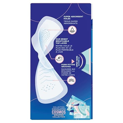 Always Infinity Feminine Pads for Women, Flexfoam Pads with Wings, Size 4, Overnight Absorbency, Unscented, 78 Count (3 Packs of 26) thumbnail 14