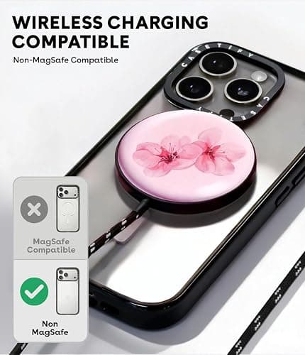 CASETiFY Compact Case for iPhone 14 [Lightweight / 4 ft. 2X Military Grade Drop Protection/Slim] - My Neon Summer - Clear Black thumbnail 7