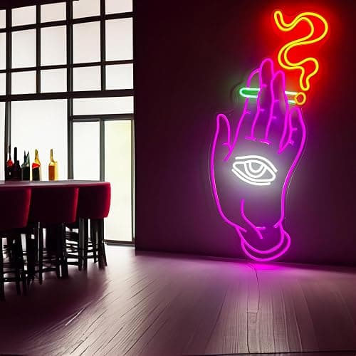 Neon sign hand thumbnail 5
