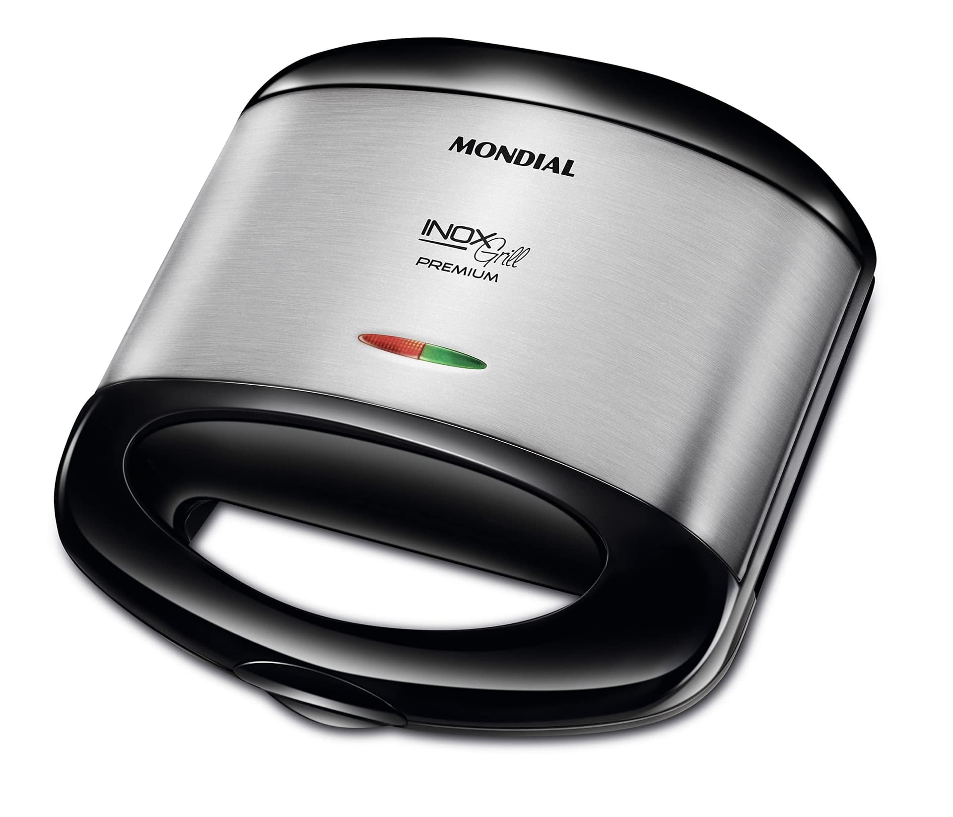 MONDIAL Grill e Sanduicheira Premium, Preto/Inox, 800W, 220V - S-07 - Image 1