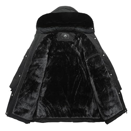 Pefflarge Women's Plus Size Winter Coat Waterproof warm Down Coat Detachable Hooded Parka Jacket thumbnail 4
