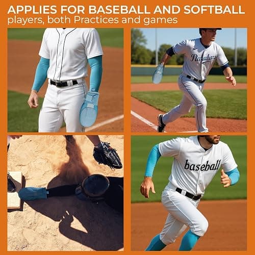 PICARES Sliding Mitt for Baseball - Youth Sliding Mitt - Protective Glove for Baseball Training and Games - Arm Protector Included thumbnail 7