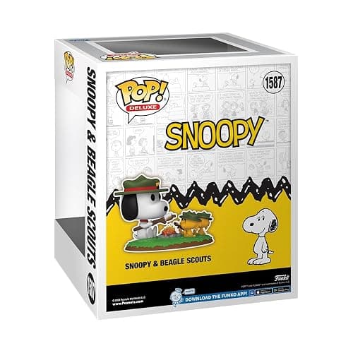 Funko POP! Deluxe: Peanuts - Snoopy with Woodstock - (Camping) - Classic Peanuts - Collectable Vinyl Figure - Gift Idea - Official Merchandise - for Kids & Adults - Cartoons Fans thumbnail 3