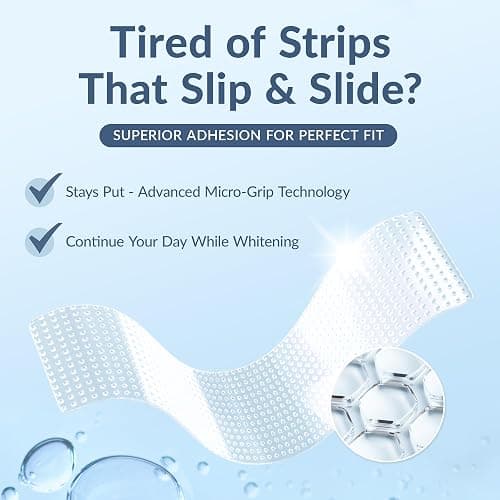 DRDENT Professional Teeth Whitening Strips - Pack of 44 Strip - 22 Treatments Kit - Safe for Enamel - Non Sensitive Teeth Whitening - Whitening Without Any Harm + Mouth Opener Included - 1 Count (Pack of 44) thumbnail 6