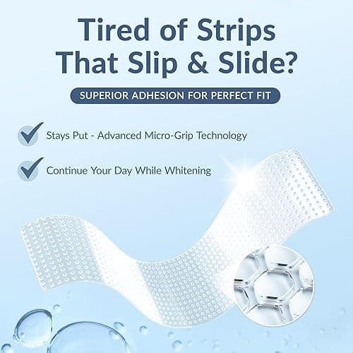 DRDENT Professional Teeth Whitening Strips - Pack of 44 Strip - 22 Treatments Kit - Safe for Enamel - Non Sensitive Teeth Whitening - Whitening Without Any Harm + Mouth Opener Included - 1 Count (Pack of 44) thumbnail 6