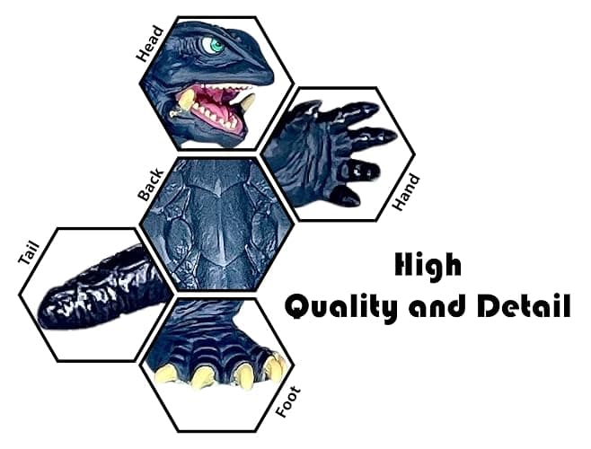 TwCare Set of 10 Dinosaur vs Kong Dinosaur Dragon Toys Movable Joint Action Figures, King of The Monsters Shin Ultima Gamera Mecha MechaGodzilla Ghidorah Skull Crawler Destoroyah Cake Toppers Pack thumbnail 4