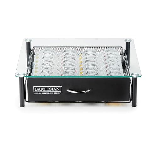 Bartesian Cocktail Capsule Storage Drawer Organizer - Stylish Mixology Cocktails Drink Mixer Holder Dispenser - Home Bar Accessories for Cocktail Maker Machine - Holds Up to 36 Bartesian Capsules - Capsule Drawer - Image 1