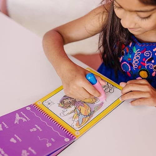 Melissa & Doug On the Go Water Wow! Reusable Water-Reveal Activity Pad - Fairy Tale - Imagine Ink Coloring Book, Stocking Stuffers, Coloring Books For Kids Ages 3+, Travel Toys For Toddlers - English Only Packaging thumbnail 2