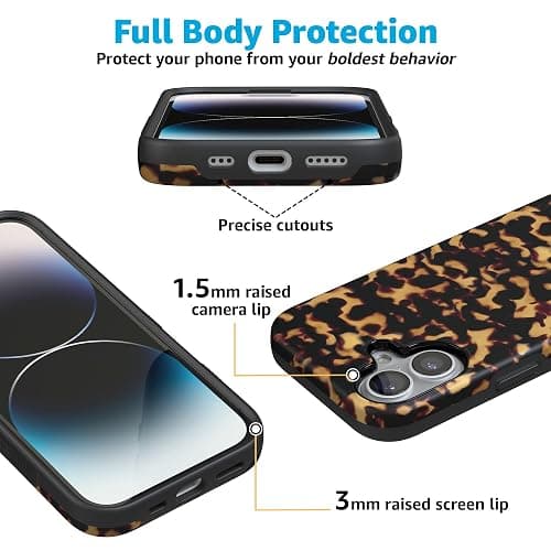 Casely iPhone 17 Case | Shell Shocked | Tortoise Print | Compatible with MagSafe | Bold Protective Design thumbnail 6