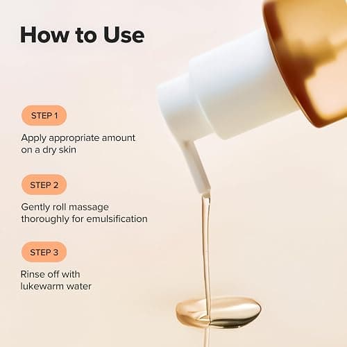 Beauty of Joseon Ginseng Cleansing Oil Waterproof Makeup Remover for Sensitive, Acne-Prone Facial Skin. Korean Skin Care for Men and Women, 210ml, 7.1 fl.oz thumbnail 8