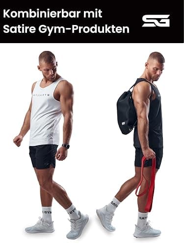 Satire Gym - Sporthose Herren kurz mit Taschen - Sport Shorts Männer als Laufhose Gymshorts (Running, Bodybuilding, Fitness) thumbnail 7
