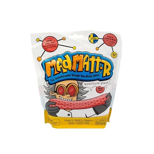 Mad Mattr is The Addictive, Super-Soft, and Satisfying Dough-Like Material That Shapes and molds Easily and Never Dries Out (Red, 10oz) thumbnail 3