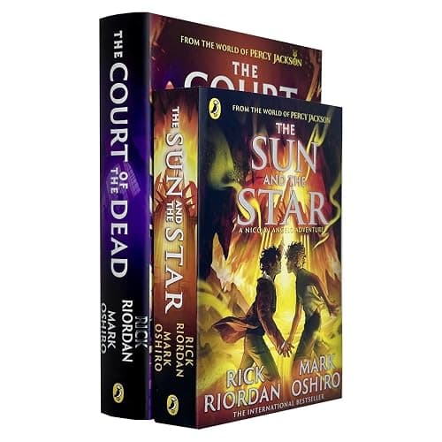 The Nico Di Angelo Adventures Series 2 Books Collection Set By Rick Riordan & Mark Oshiro (From the World of Percy Jackson: The Court of the Dead & The Sun and the Star) - Image 1