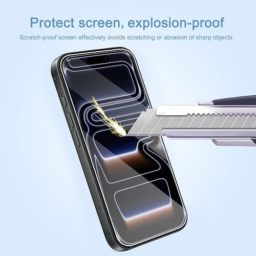 Ailun 3 Pack Screen Protector for iPhone 17 Pro Max [6.9 inch] with Installation Frame, Tempered Glass, Sensor Protection, Dynamic Island Compatible, Case Friendly thumbnail 5