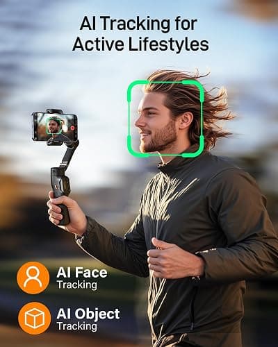 hohem iSteady X3 SE Gimbal Stabilizer for iPhone, Phone Stabilizer with Detachable Remote Control, Portable Foldable 3-Axis Phone Gimbal for Android & iPhone 16 15 Pro Max, Ideal for Travel Vlogging thumbnail 3