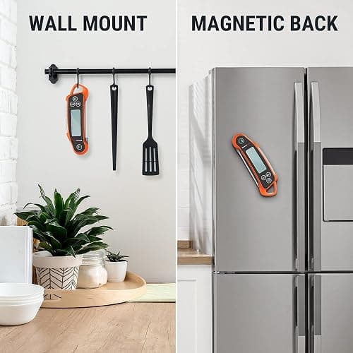 ThermoPro TP710 Instant Read Meat Thermometer Digital for Cooking, 2-in-1 Waterproof Kitchen Food Thermometer with Dual Probes and Dual Temperature Display for Oven, Grilling, Smoker & BBQ thumbnail 7
