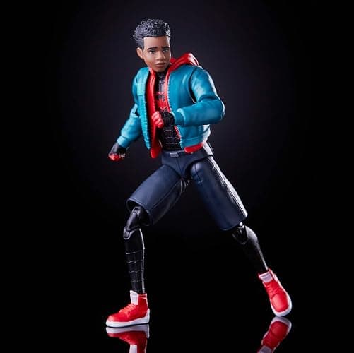 Hasbro Marvel Legends Series Spider-Man: Into The Spider-Verse Miles Morales 6-inch Collectible Action Figure Toy thumbnail 12