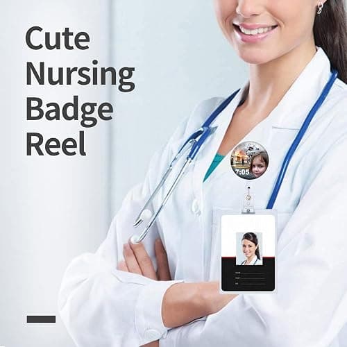 Badge Reels Retractable ID Clip Holder - DSP Dayshift Nightshift Paramedics Firemen Nurse Nursing Name Tag Card Badge Doctor Medical Work Office Alligator Clip ZJK287 thumbnail 5