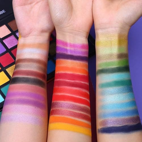 UCANBE Spotlight Eyeshadow Palette Professional 40 Color Eye Shadow Matte Shimmer Makeup Pallet Highly Pigmented Colorful Powder Long Lasting Waterproof Eye Shadow thumbnail 4