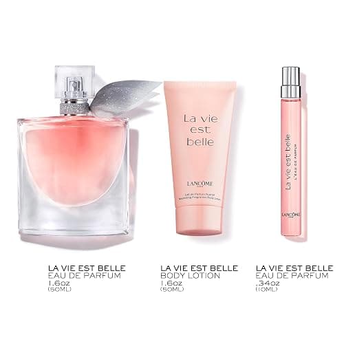 Lancôme La Vie Est Belle Gift Set - Full-Size Refillable La vie est belle Eau De Parfum Spray 1.7 fl. oz, Purse Spray 0.34 fl. Oz, Body Lotion 1.6 fl. oz.- Limited Edition Gift Set for Women thumbnail 2