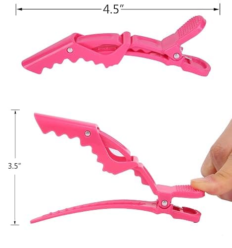 HH&LL Hair Clips for Women 10 Pack Wide Teeth & Double-Hinged Design Alligator Styling Sectioning Clips of Professional Hair Salon Quality thumbnail 4