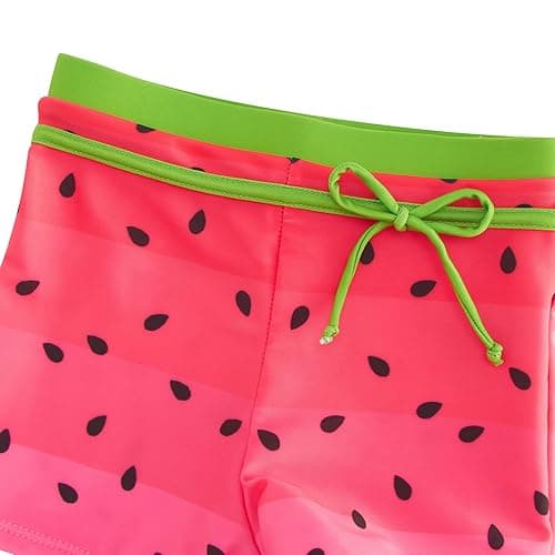 Belovecol Girls Swimsuits Two Piece Tankini Bathing Suits Boyshort Summer Beach Rash Guard Swimwear for 4-15T thumbnail 5