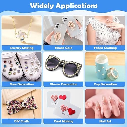 B7000 Glue Clear for Rhinestones, 4pcs 15mL Strong Adhesive B-7000 Jewelry Bead Gem Glue with Precision Tip, Quick Dry Bedazzling Adhesive for Jewelry Making Clothe Fabric Shoes DIY Crafts Nail Art thumbnail 7