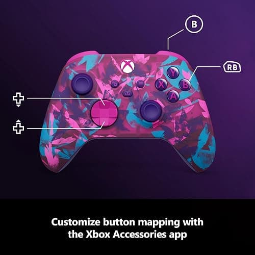 Xbox Wireless Controller Heart Breaker Special Edition - Wireless & Bluetooth Connectivity - New Hybrid D-Pad - New Share Button - Featuring Textured Grip thumbnail 6