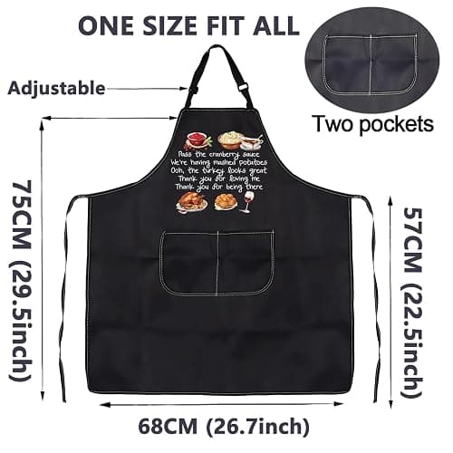 CMNIM Bob Kitchen Apron Burger Merch Bob’s TV Show Apron for Burgers Fans Gifts WDW Bob Family Thanksgiving Apron Women Men thumbnail 2
