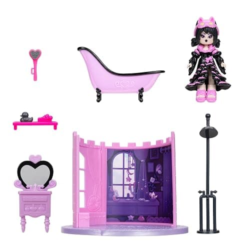 Royale High Powder Room Playset - 1 Doll, 6 Accessories - Fits Inside Castle Playset - Virtual Item Code Included - Ages 5+ thumbnail 5
