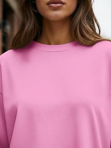 Trendy Queen Womens Oversized Long Sleeve T Shirts 2026 Basic Crewneck Tee Fall Tops Casual Workout Y2K Clothes thumbnail 5